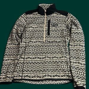 Columbia Quarter Zip Printed Pullover Small